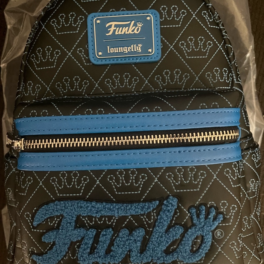 Funko Loungefly Black Backpack with Blue Accents